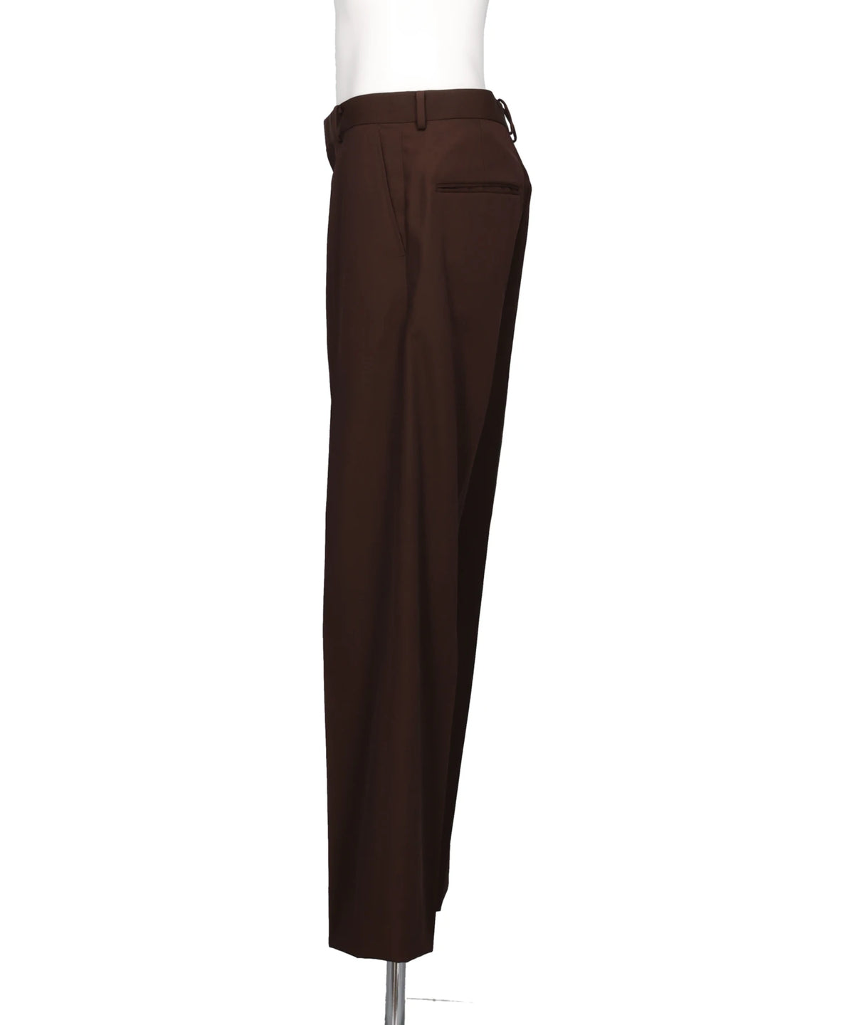 TWILL TAILORED STRAIGHT TROUSERS
