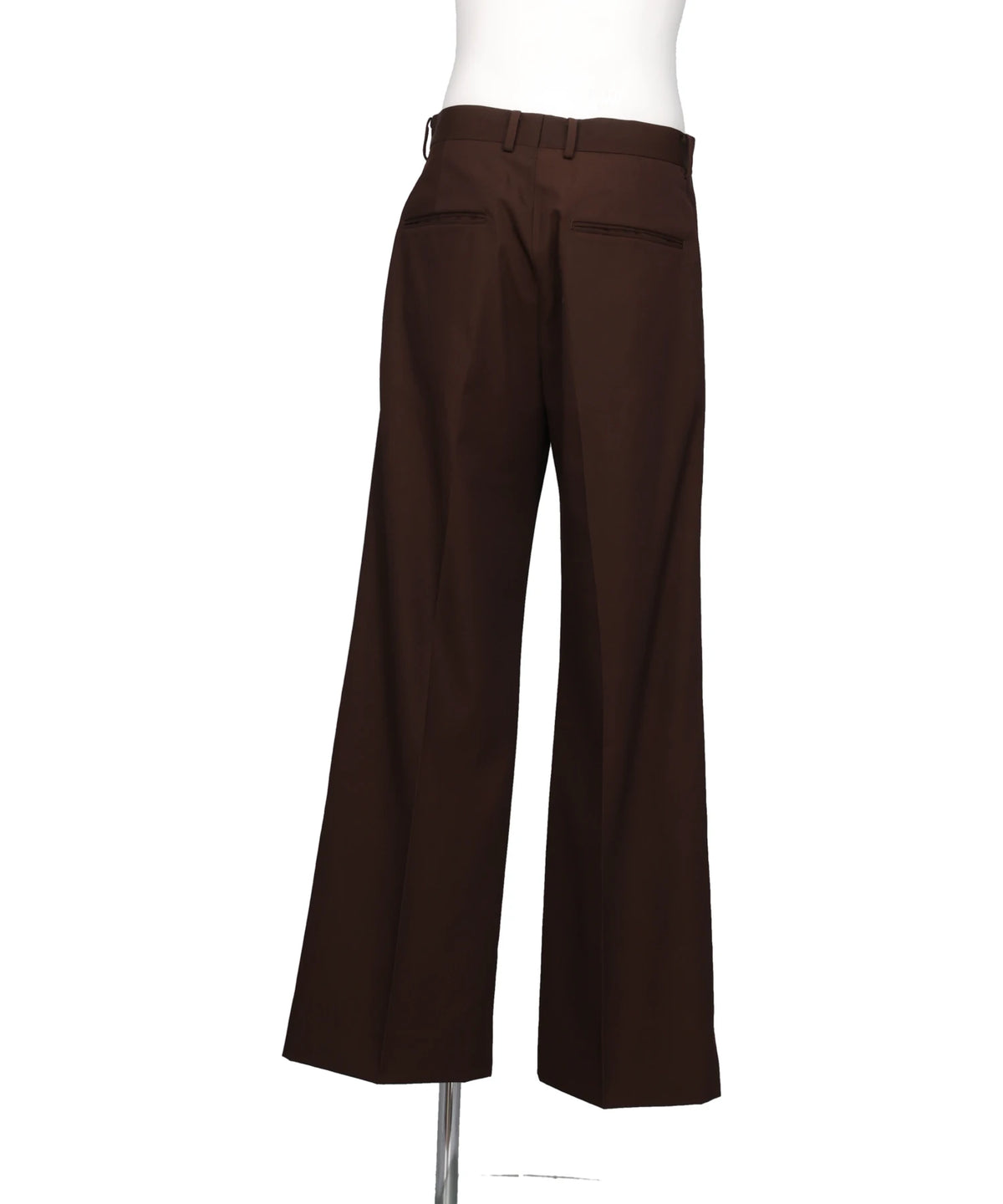 TWILL TAILORED STRAIGHT TROUSERS