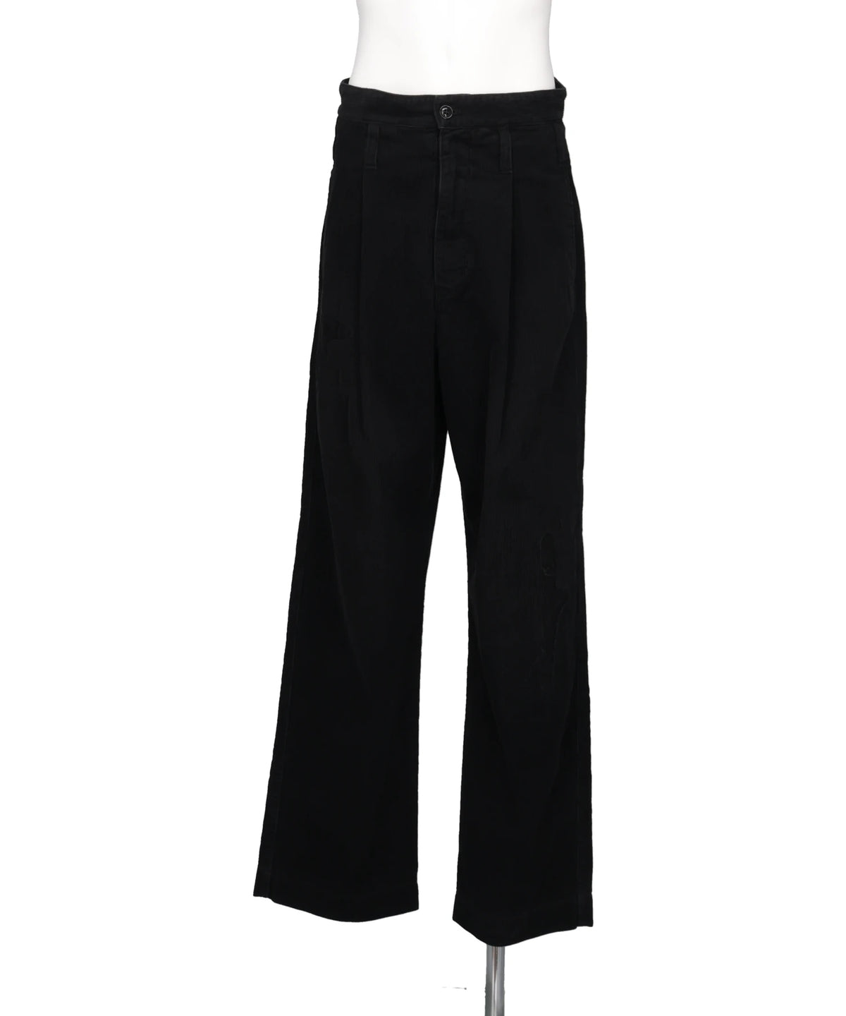 KAMIYA(カミヤ) 2026AW REPAIRED CORDUROY V-BACK WIDE PANTS G17PT042