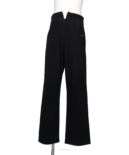 REPAIRED CORDUROY V-BACK WIDE PANTS