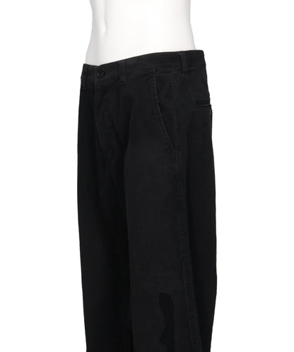 REPAIRED CORDUROY SAROUEL PANTS