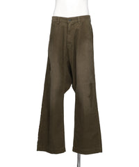 KAMIYA(カミヤ) 2026AW REPAIRED CORDUROY SAROUEL PANTS　G17PT043