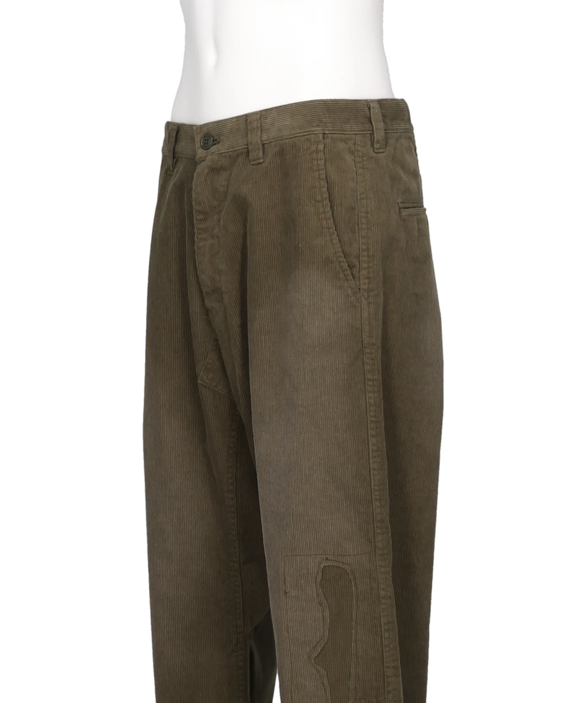 REPAIRED CORDUROY SAROUEL PANTS