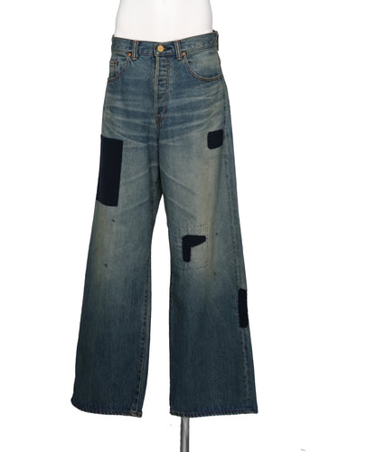 REPAIRED BAGGY JEANS