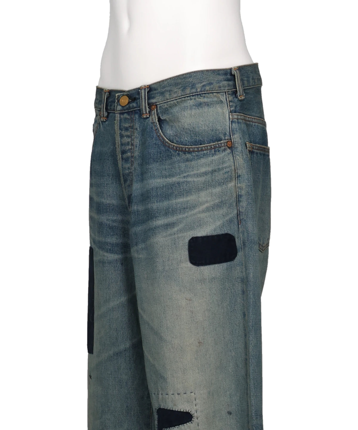 REPAIRED BAGGY JEANS