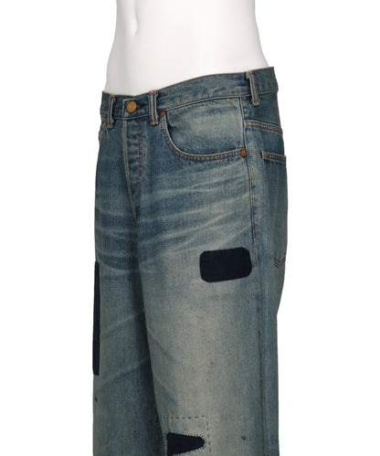 REPAIRED BAGGY JEANS