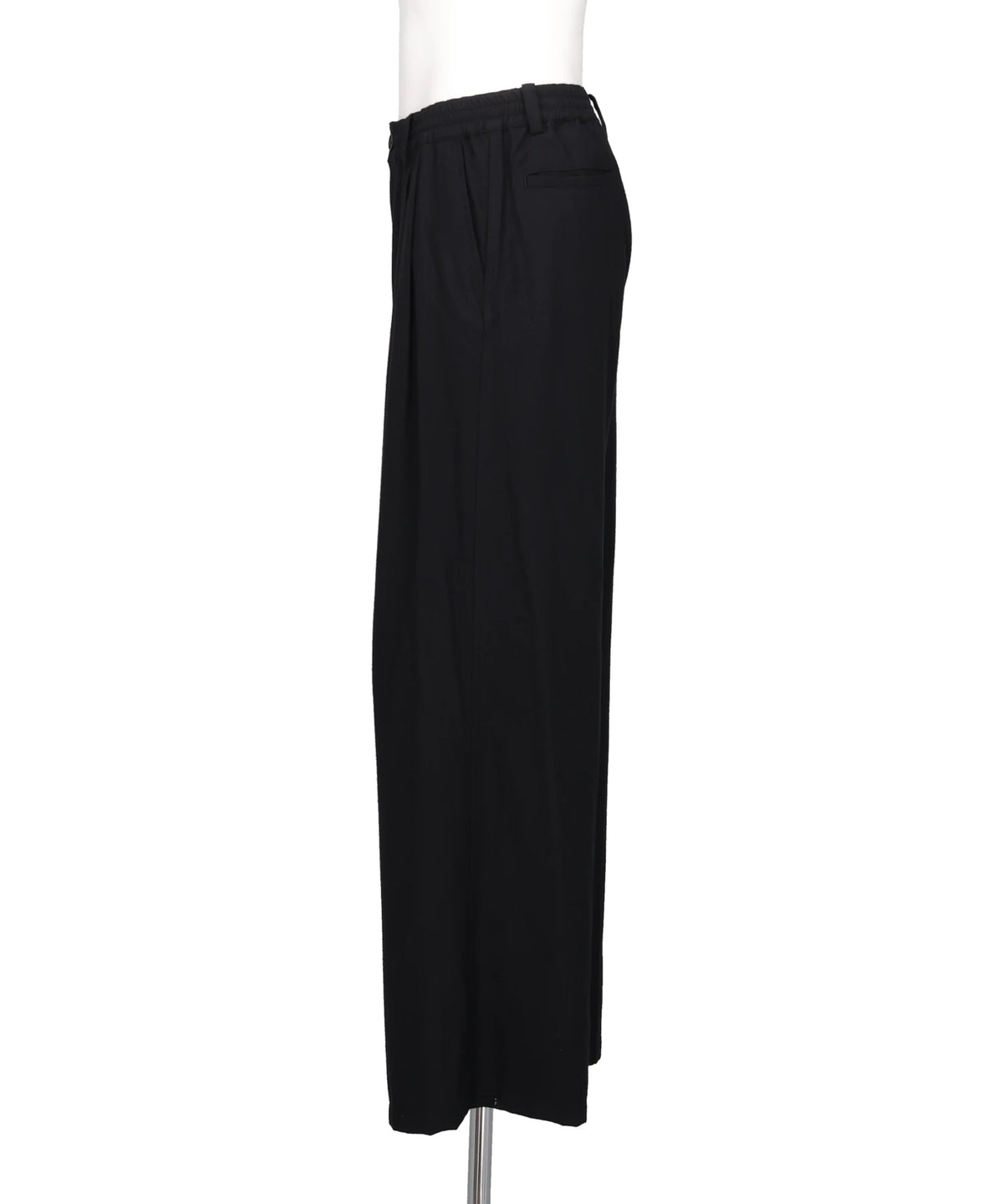 RAYON POLYESTER BRUSHED TWILL 2-PLEATED EASY TROUSERS