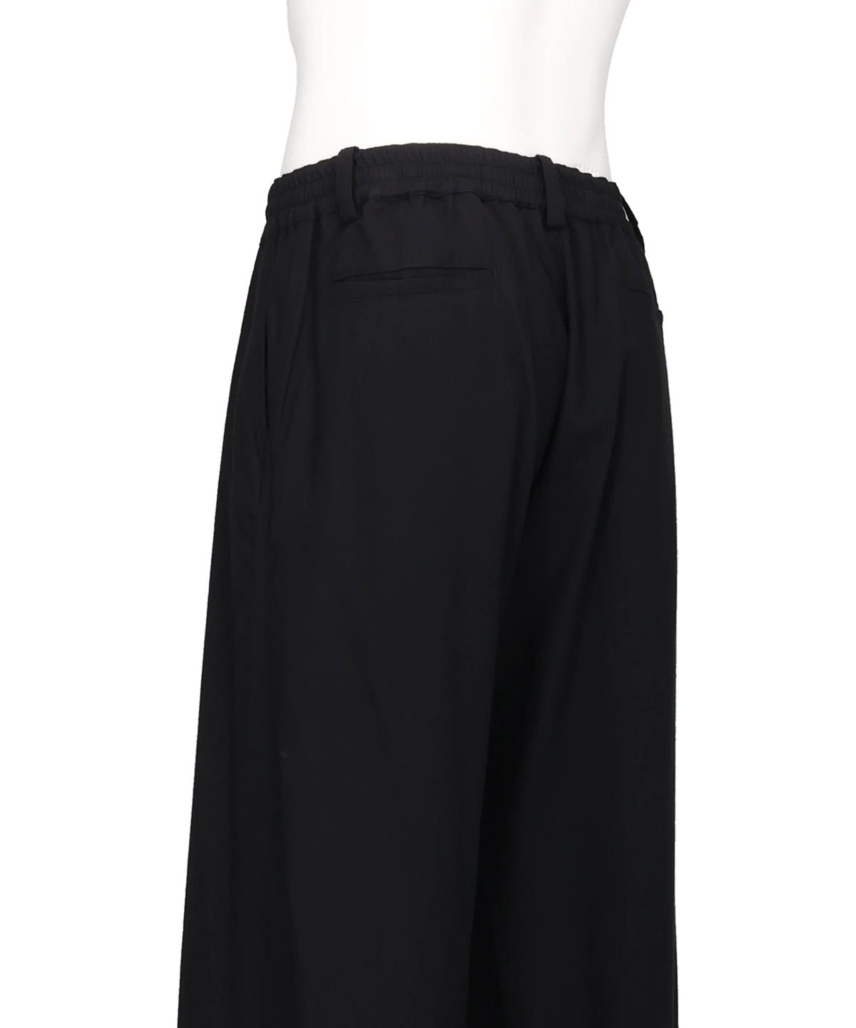 RAYON POLYESTER BRUSHED TWILL 2-PLEATED EASY TROUSERS