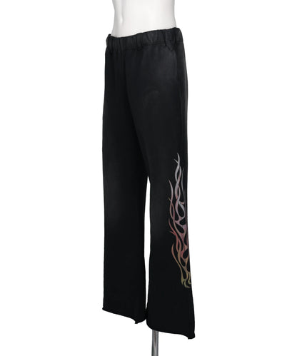 "FLAME" BOOTCUT SWEAT PANTS