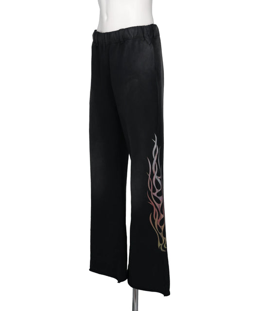 "FLAME" BOOTCUT SWEAT PANTS