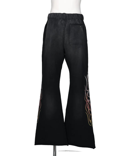 "FLAME" BOOTCUT SWEAT PANTS