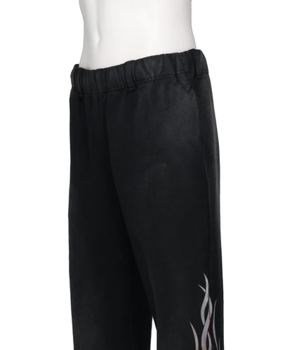 "FLAME" BOOTCUT SWEAT PANTS