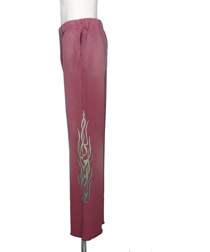 "FLAME" BOOTCUT SWEAT PANTS