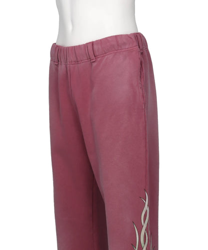 "FLAME" BOOTCUT SWEAT PANTS