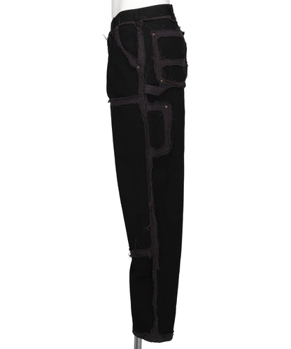 blackmeans × KAMIYADECONSTRUCTED PAINTER PANTS