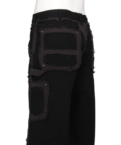 blackmeans × KAMIYADECONSTRUCTED PAINTER PANTS