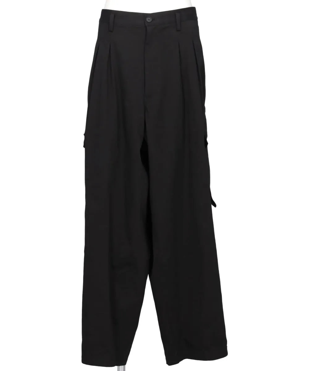 WIDE TUCK PANTS