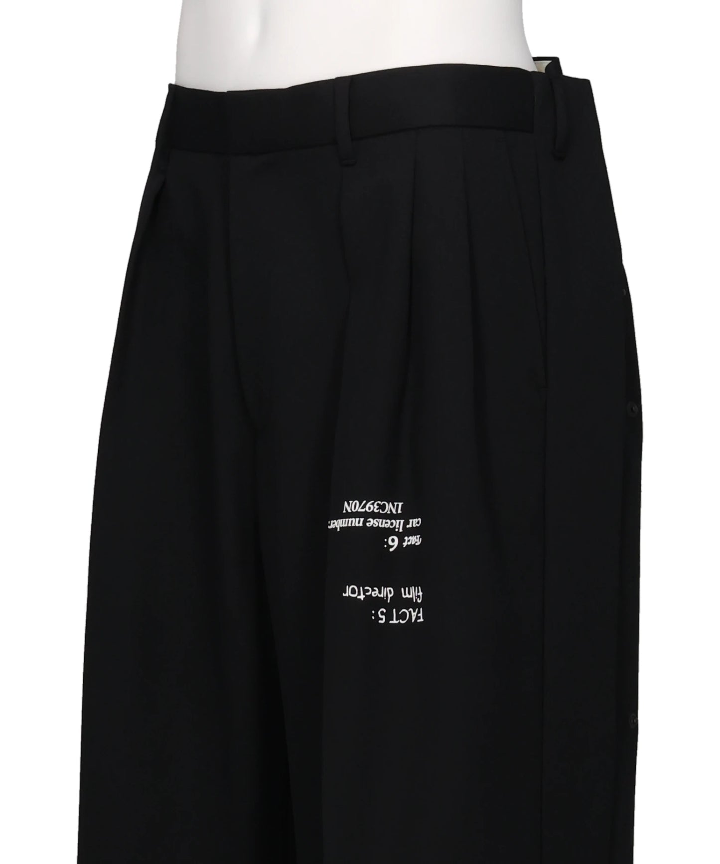 "TATTOO" ADJUSTER WIDE SLACKS