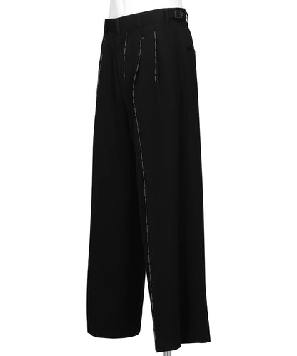 ”HAND STICH”DRESS WIDE SLACKS