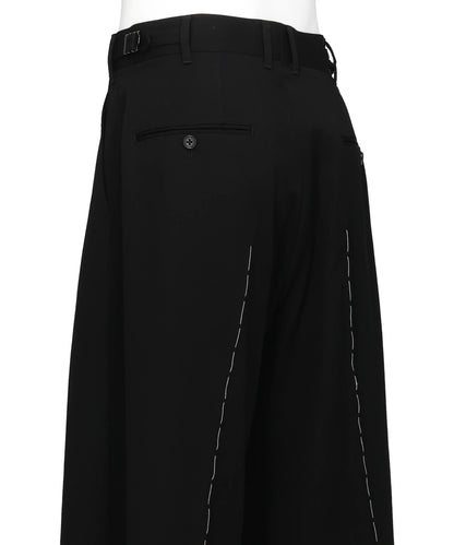 ”HAND STICH”DRESS WIDE SLACKS