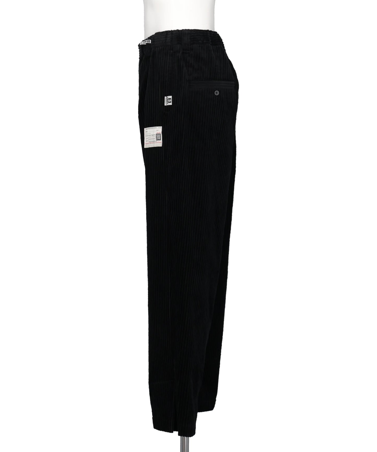 FOLDED CORDUROY SLACKS
