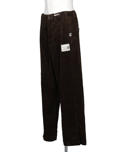 FOLDED CORDUROY SLACKS