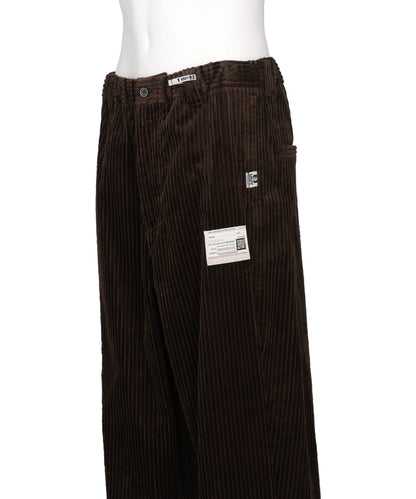 FOLDED CORDUROY SLACKS