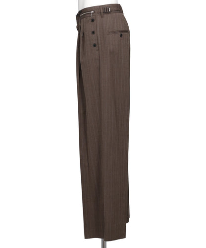 "BILLY" STRIPE SAILOR SUPER WIDE SLACKS
