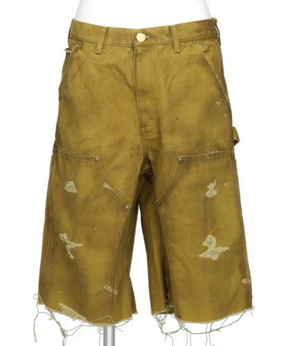 BORO DUCK PAINTER WIDE BERMUDA PANTS