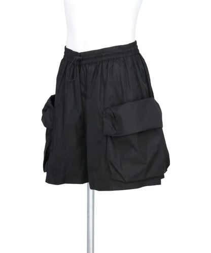 CARGO FLAP POCKET DRAWSTRING SHORTS