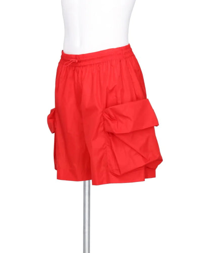CARGO FLAP POCKET DRAWSTRING SHORTS