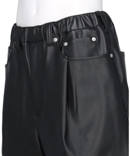 FAKE LEATHER SHORTS
