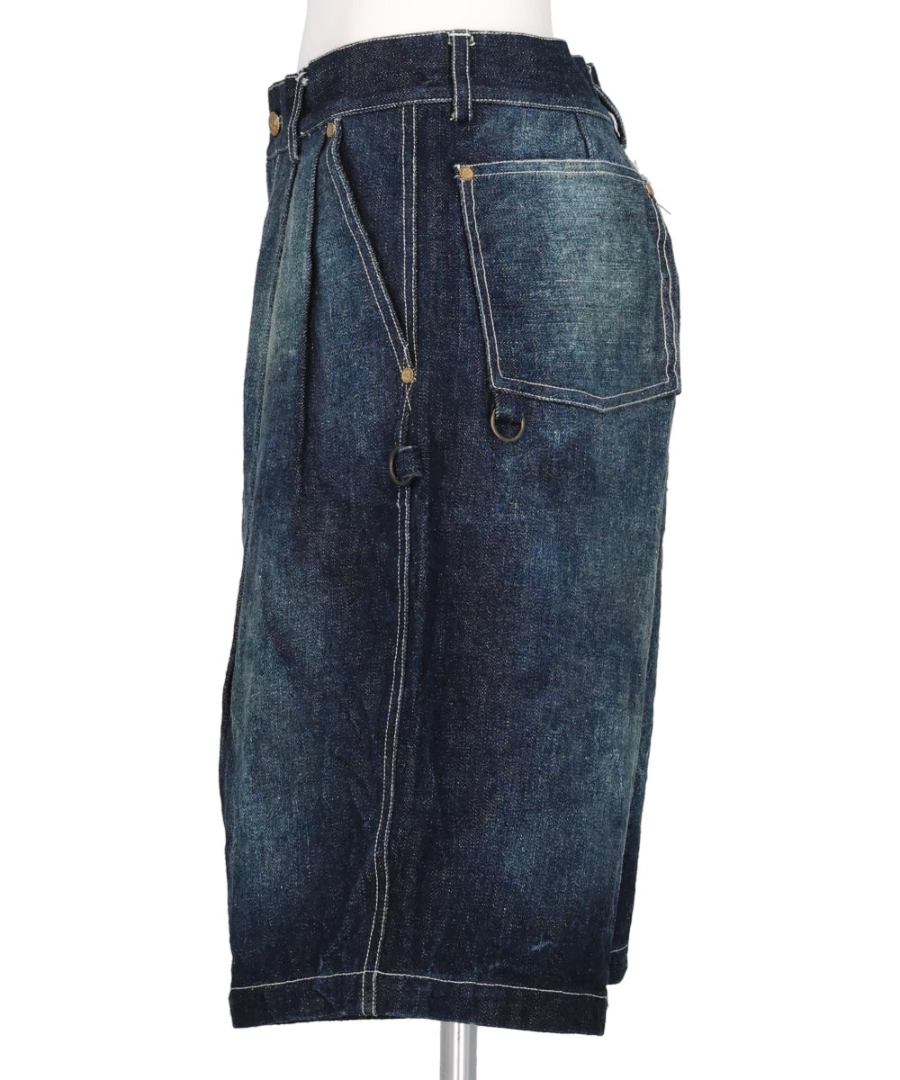 BLEACHED MINOR SHORTS