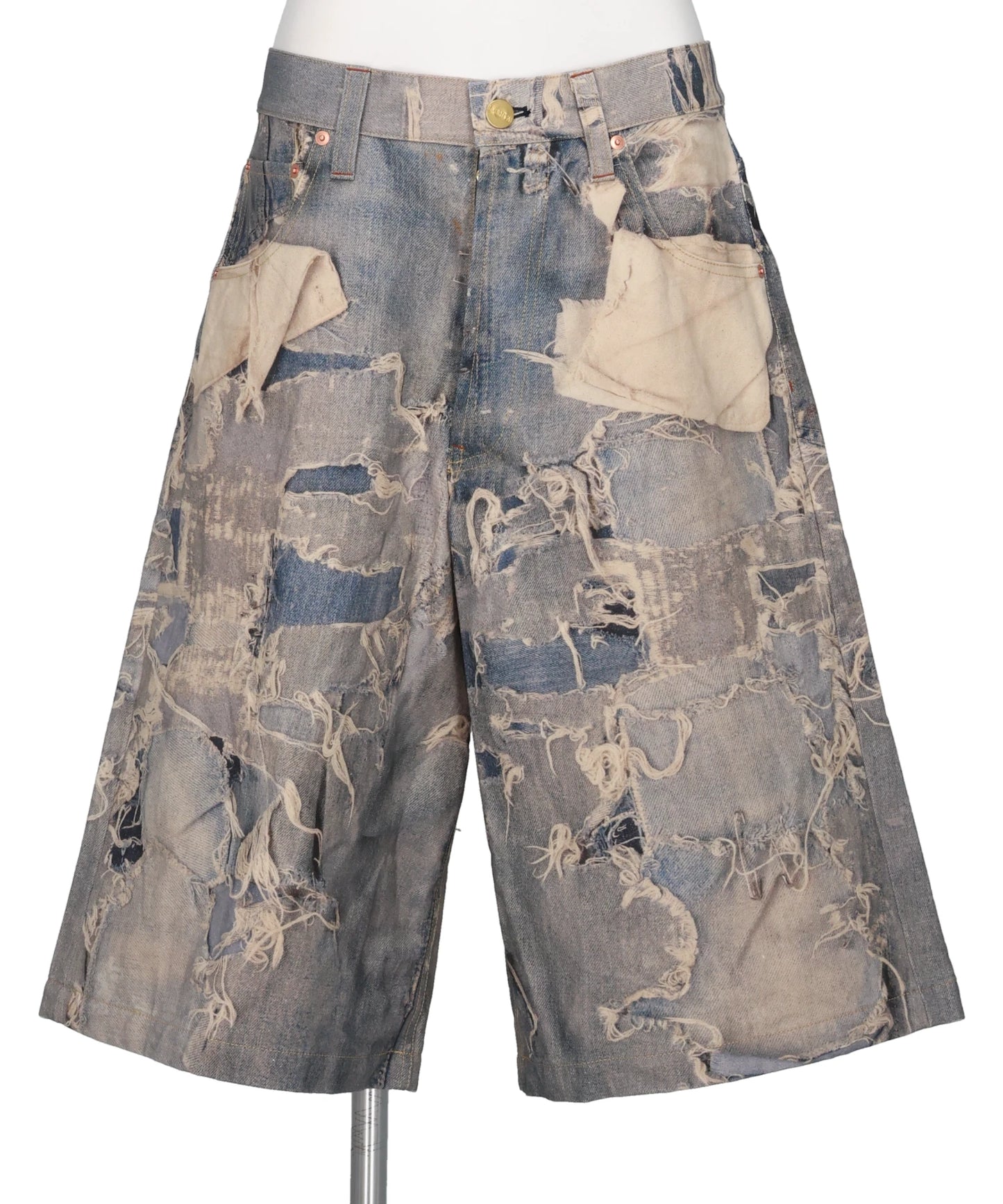 KAMIYA(カミヤ)TROMPE-L'OEIL PRINT BERMUDA SHORTS