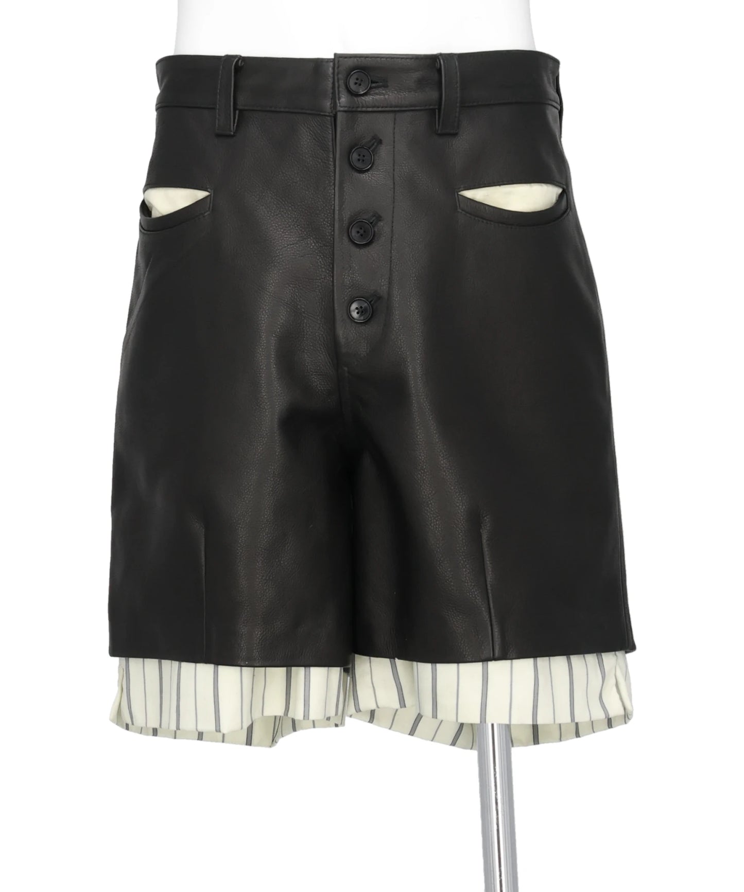 MASU(エムエーエスユー) 2026SS LEATHER SHORTS M26U6PS002