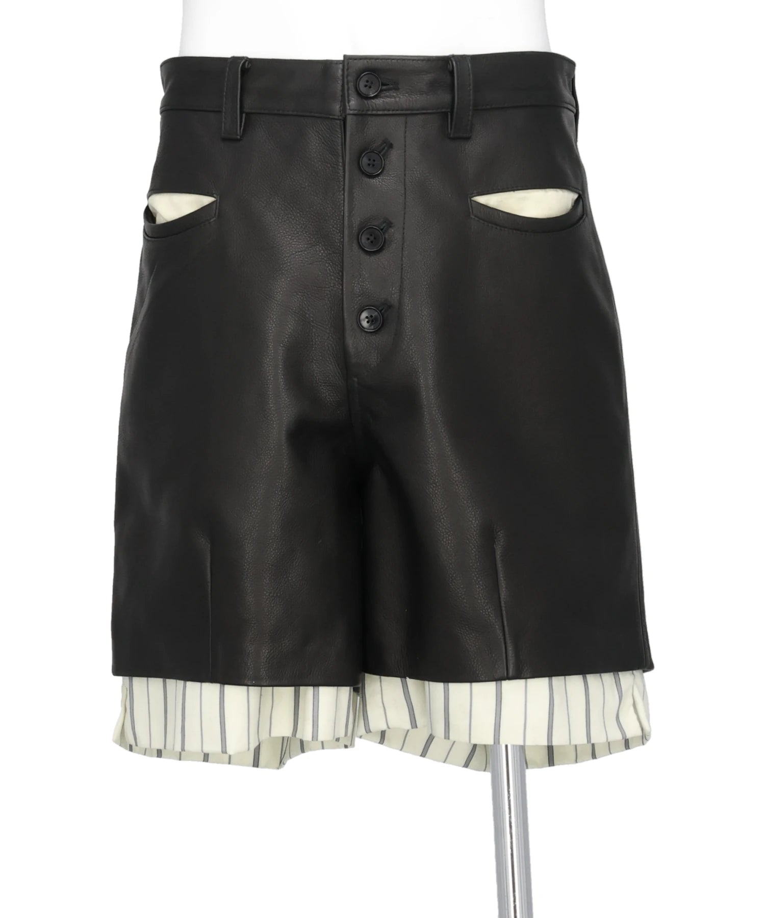 MASU(エムエーエスユー) 2026SS LEATHER SHORTS M26U6PS002