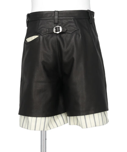 LEATHER SHORTS