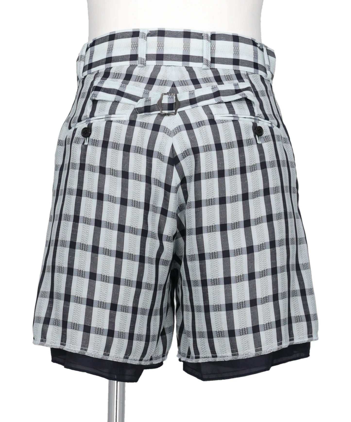 "LENO WEAVE" PAINTER HALF PANTS