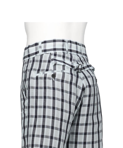 "LENO WEAVE" PAINTER HALF PANTS