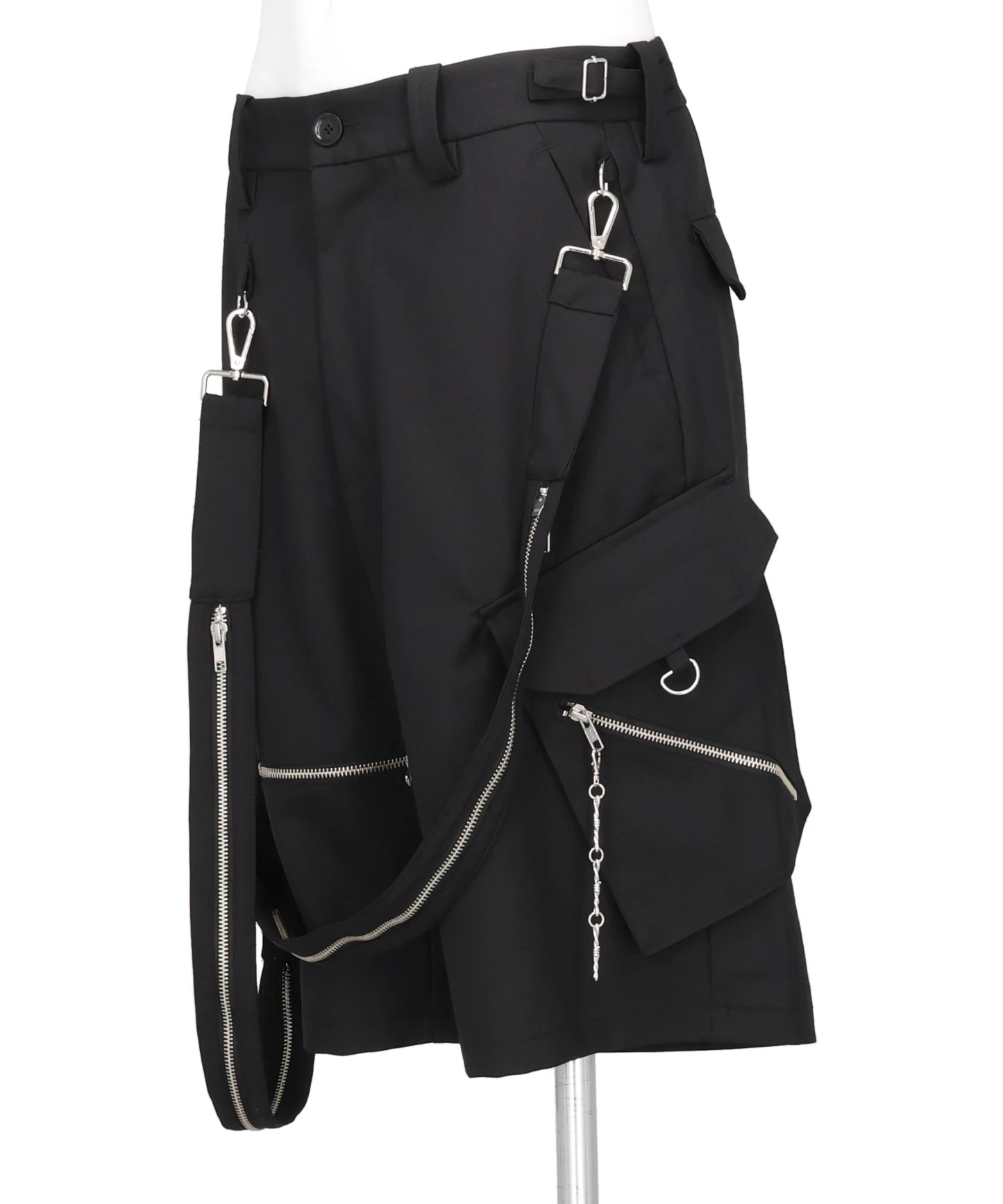 TAILORED ZIP SHORT PANTS