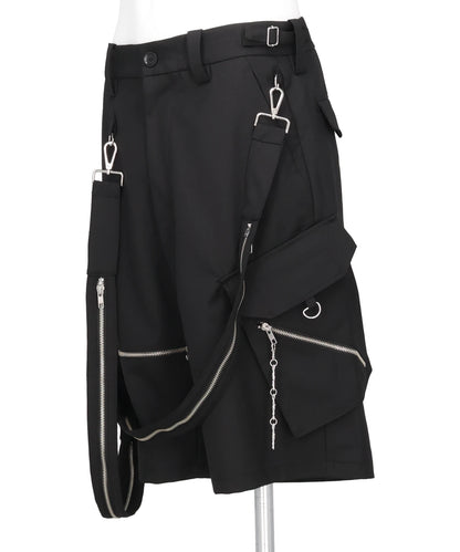 TAILORED ZIP SHORT PANTS