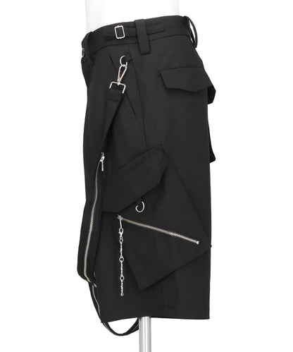 TAILORED ZIP SHORT PANTS