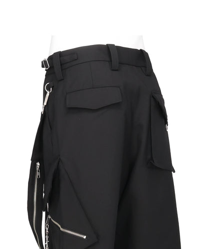 TAILORED ZIP SHORT PANTS