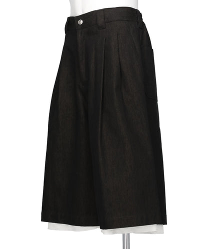 DENIM EASY HALF PANTS