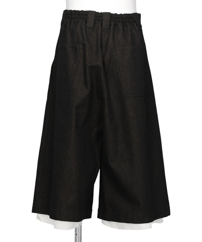 DENIM EASY HALF PANTS