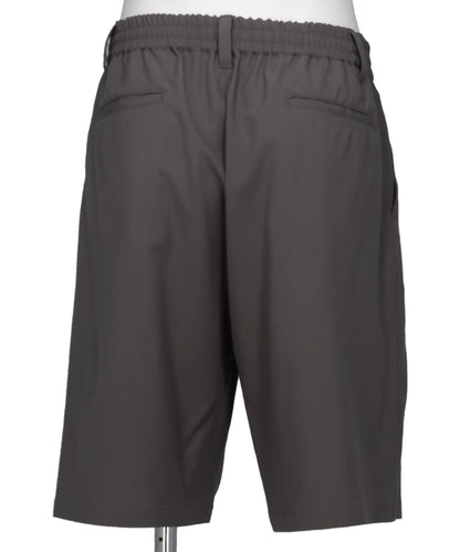 WOOL WASHER TROPICAL 2PLEATED EASY SHORTS