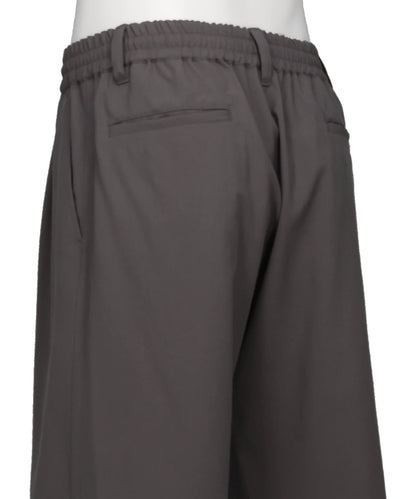 WOOL WASHER TROPICAL 2PLEATED EASY SHORTS