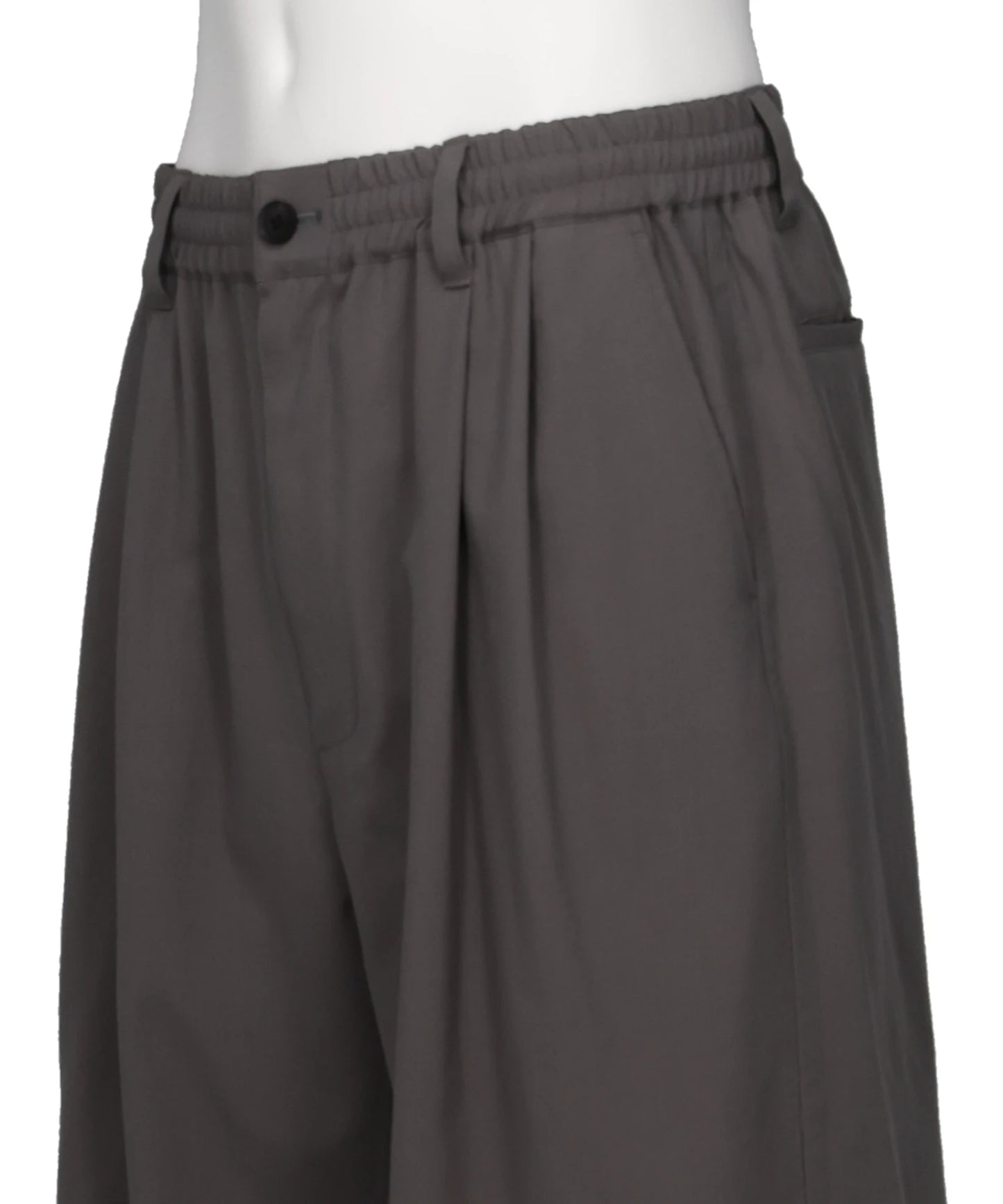 WOOL WASHER TROPICAL 2PLEATED EASY SHORTS