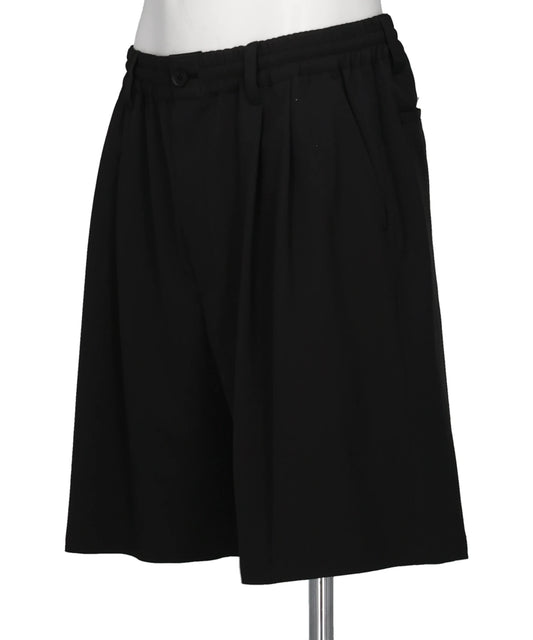 WOOL WASHER TROPICAL 2PLEATED EASY SHORTS