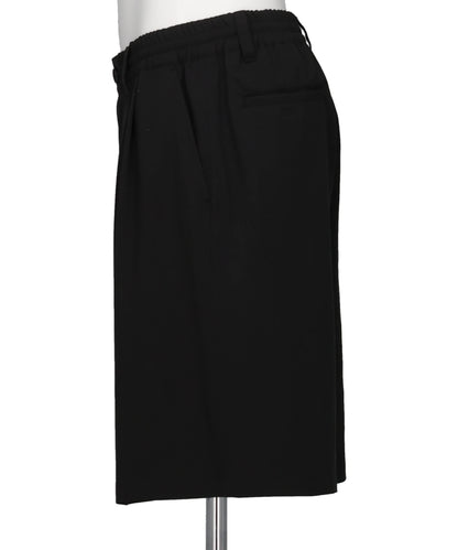 WOOL WASHER TROPICAL 2PLEATED EASY SHORTS
